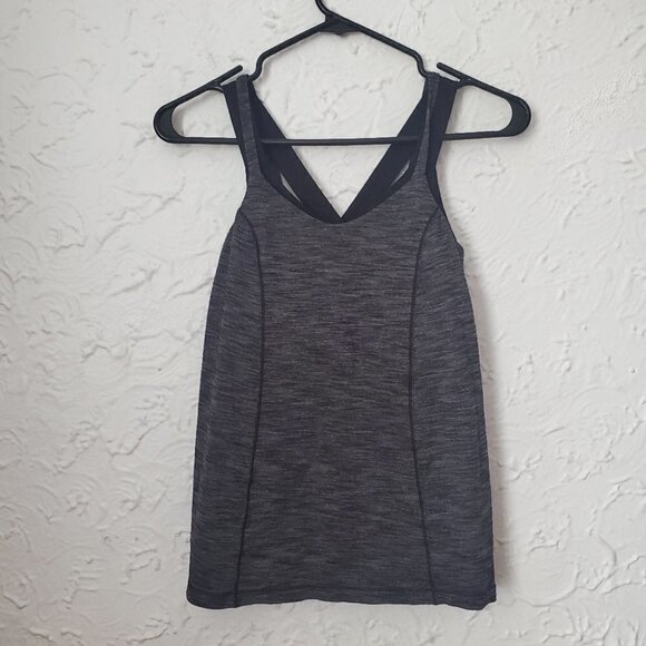 Lululemon Run For Gold Tank Heathered Black - Picture 6 of 6